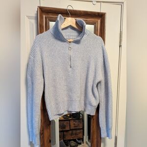 Jessica Simpson Light Gray Cowl Neck Sweater